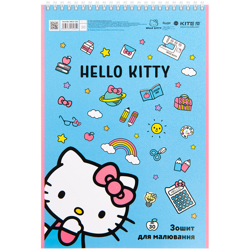 Зошит для малювання Kite Hello Kitty 30 аркушів HK23-243