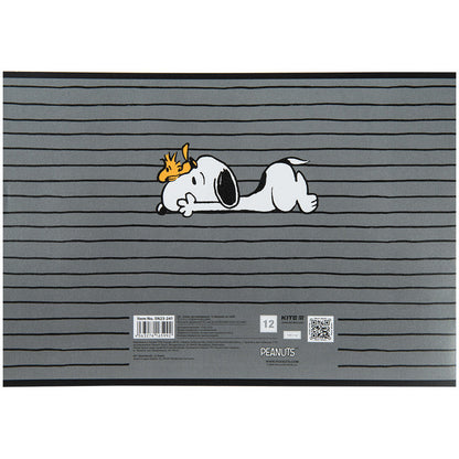 Зошит для малювання Kite Peanuts Snoopy 12 аркушів SN23-241