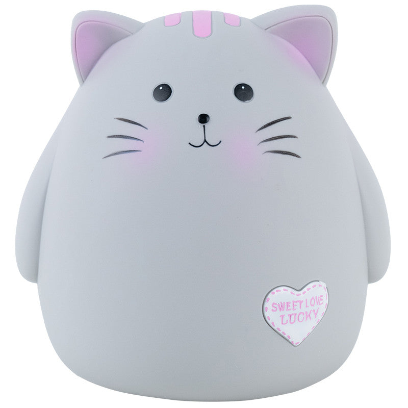 Скарбничка Kite Grey cat Сіра 15х13х13 см K23-498-3