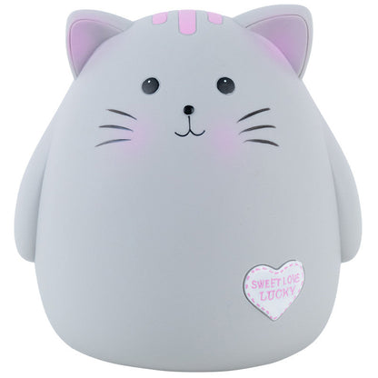 Скарбничка Kite Grey cat Сіра 15х13х13 см K23-498-3