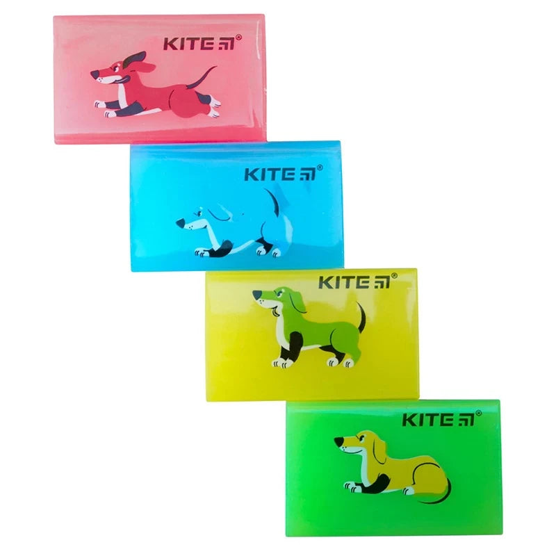 Гумка кольорова Kite Dogs асорті K22-026