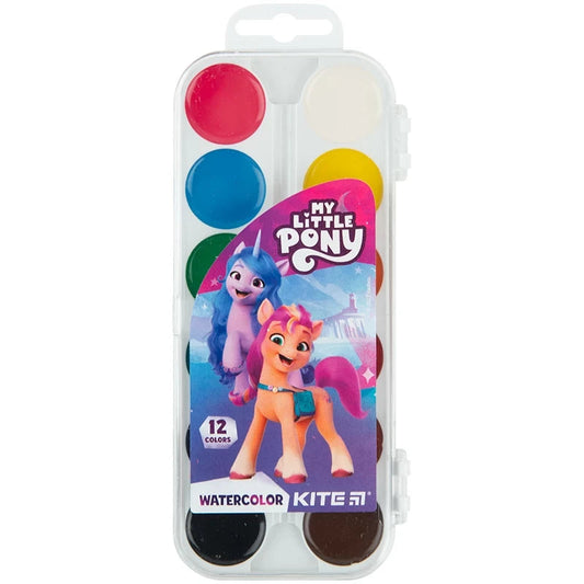 Фарби акварельні Kite My Little Pony 12 кольорів LP23-061