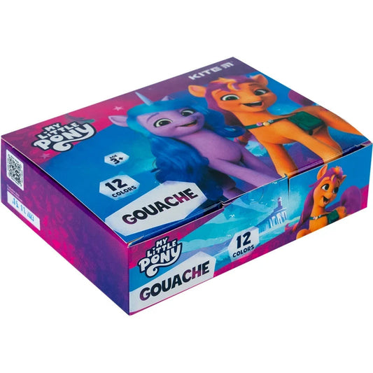 Гуаш Kite My Little Pony 12 кольорів LP23-063
