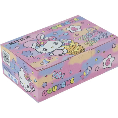 Гуаш Kite Hello Kitty 6 кольорів HK23-062