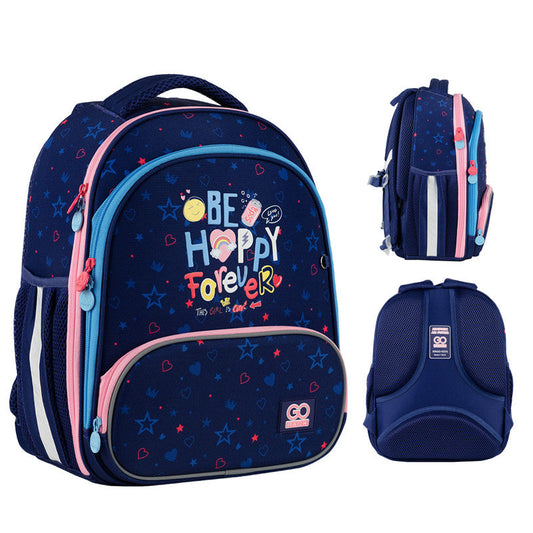 Рюкзак GoPack Education каркасний Be Happy GO24-597M-3