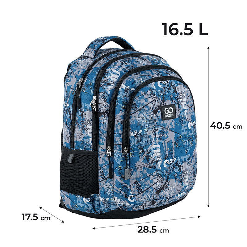 Рюкзак шкільний підлітковий GoPack Teens GO24-162M-1