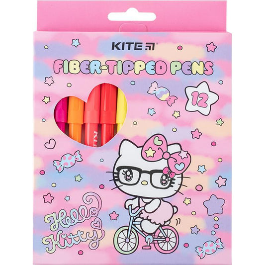 Фломастери Kite Hello Kitty 12 кольорів  hk24-447