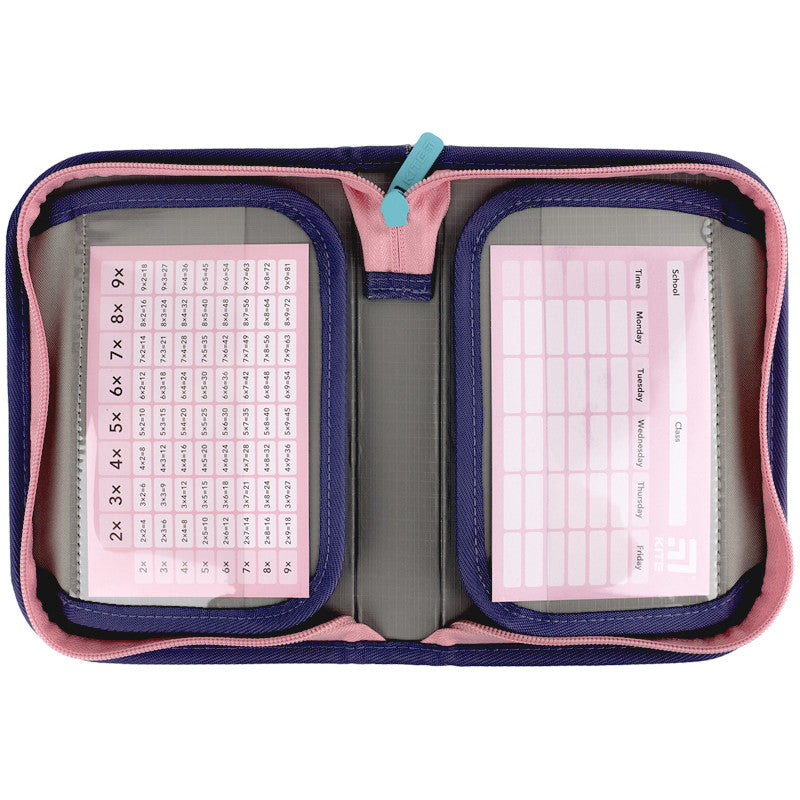Пенал з наповненням Kite Pixel Love 1 відділення 2 відвороти K24-622H-5