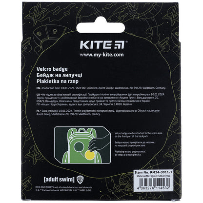 Бейдж на липучці KiteRick and Morty RM24-3011-1