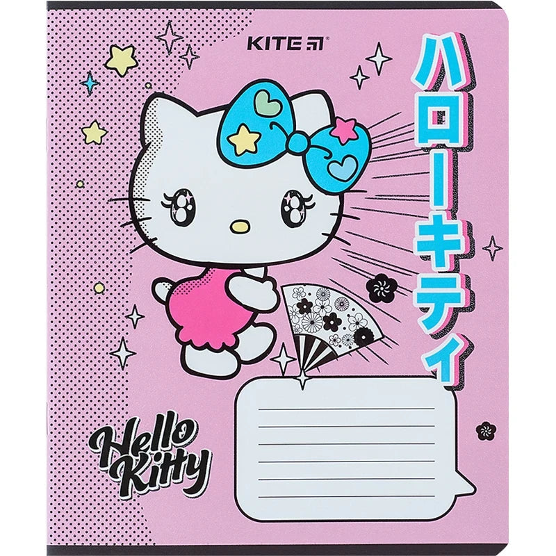 Зошит шкільний Kite Hello Kitty, 12 аркушів, клітинка HK24-232-1