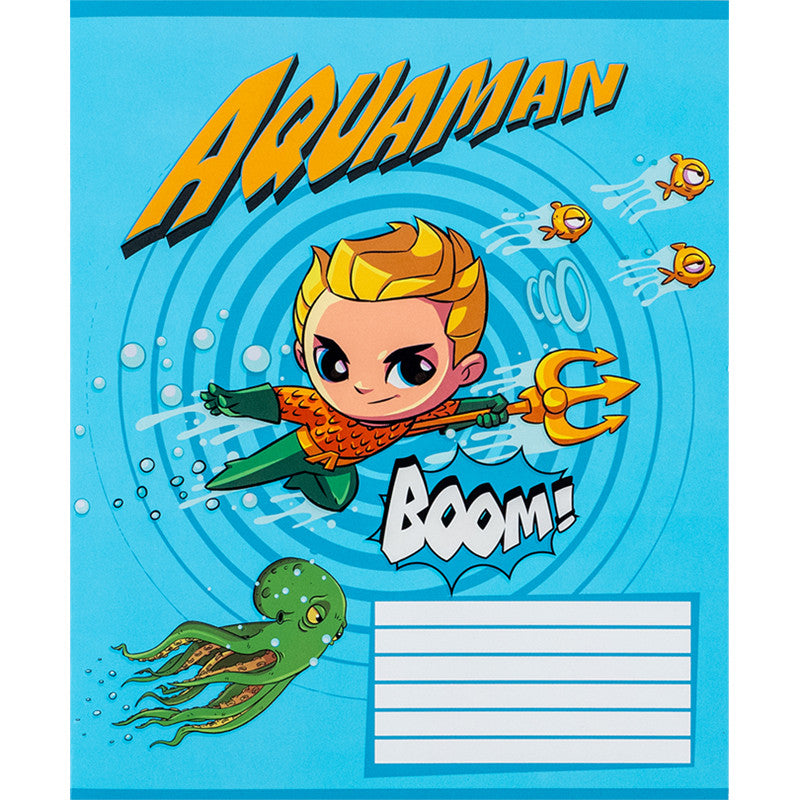 Зошит шкільний Kite DC Comics, 12 аркушів, коса лінія DC24-235
