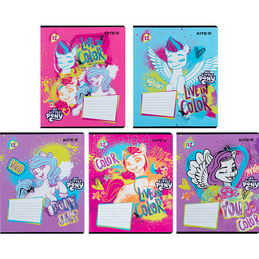 Зошит шкільний Kite My Little Pony, 12 аркушів, лінія LP24-234