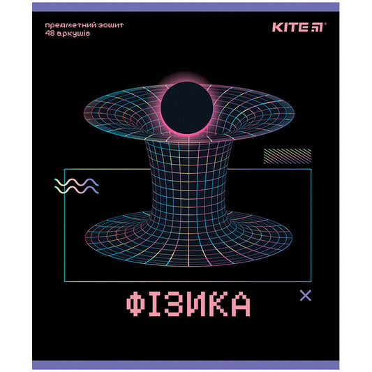 Зошит предметний Kite Neo, 48 аркушів, клітинка, Фізика K24-240-15