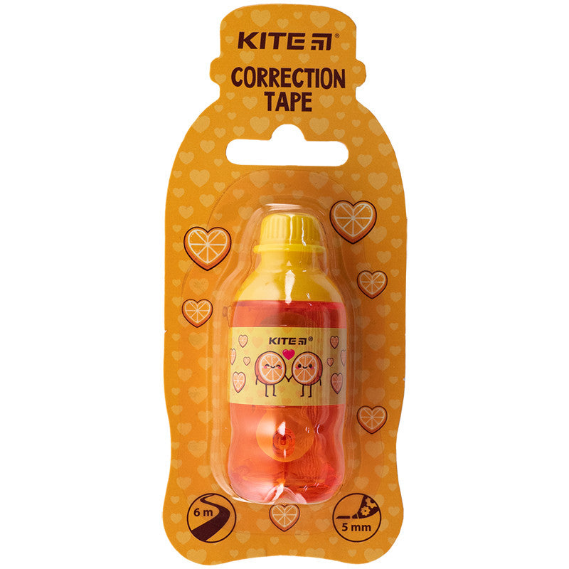 Стрічка корегуюча Kite Orange K24-007-1, 5мм * 6м