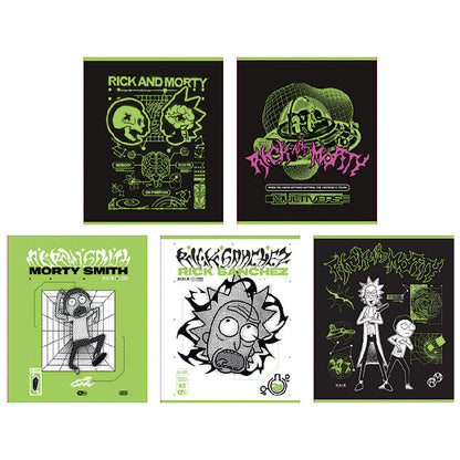 Зошит шкільний Kite Rick and Morty, 48 аркушів, клітинка RM24-259