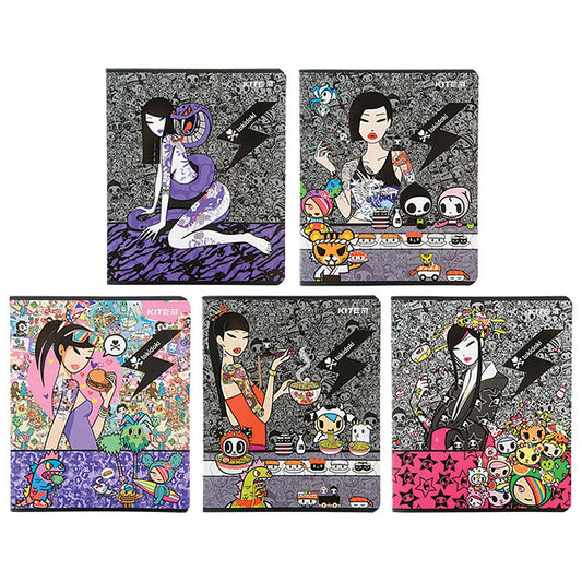 Зошит шкільний Kite tokidoki, 48 аркушів, клітинка TK22-259