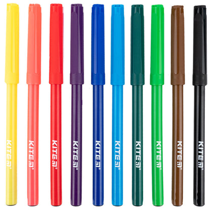 Фломастери Kite Classic 10 шт 10 кольорів K-455