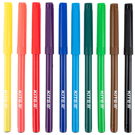 Фломастери Kite Classic 10 шт 10 кольорів K-455