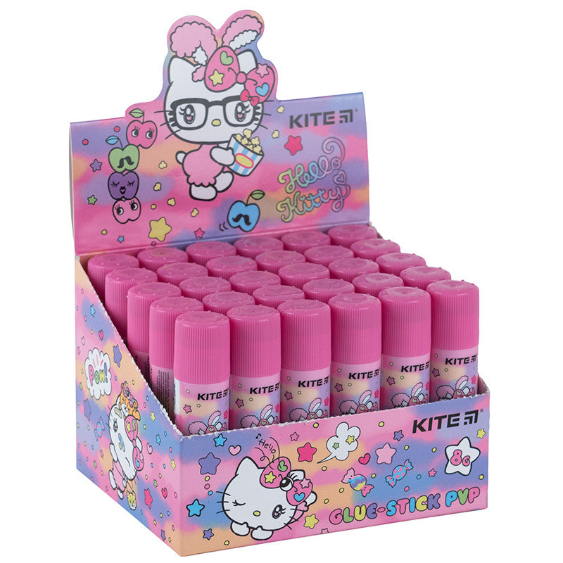 Клей-олівець з індикатором PVP Kite Hello Kitty HK23-130, 8 г