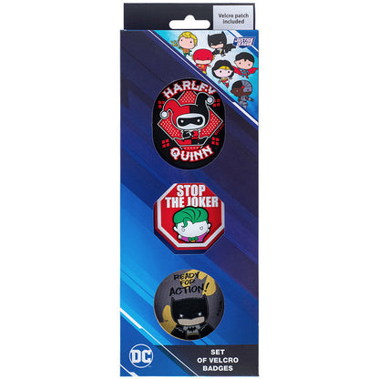 Набір бейджів на липучці Kite DC Comics Batman DC24-3012-2, 3 шт.