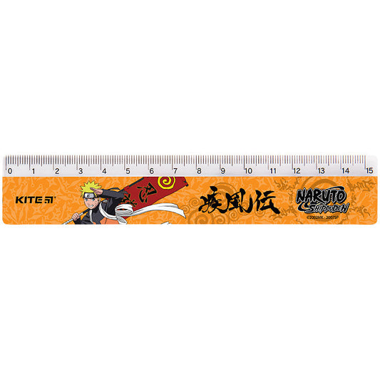 Лінійка пластикова Kite Naruto NR23-090, 15 см