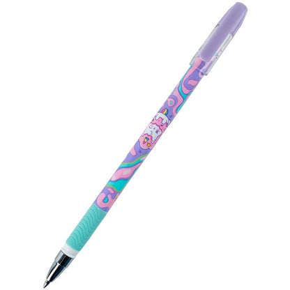 Ручка гелева "пиши-стирай" Kite Rainbow Catcorn синя K24-068-2