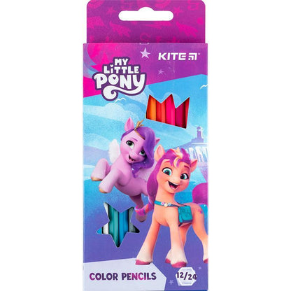 Олівці кольорові двосторонні Kite My Little Pony 12/24 шт LP24-054