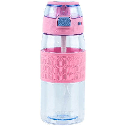 Пляшечка для води Kite 600 мл блакитно-рожева K24-1201-3