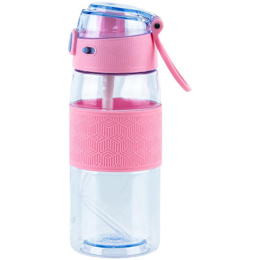 Пляшечка для води Kite 600 мл блакитно-рожева K24-1201-3