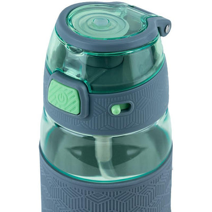 Пляшечка для води Kite 600 мл зелено-сіра K24-1201-2