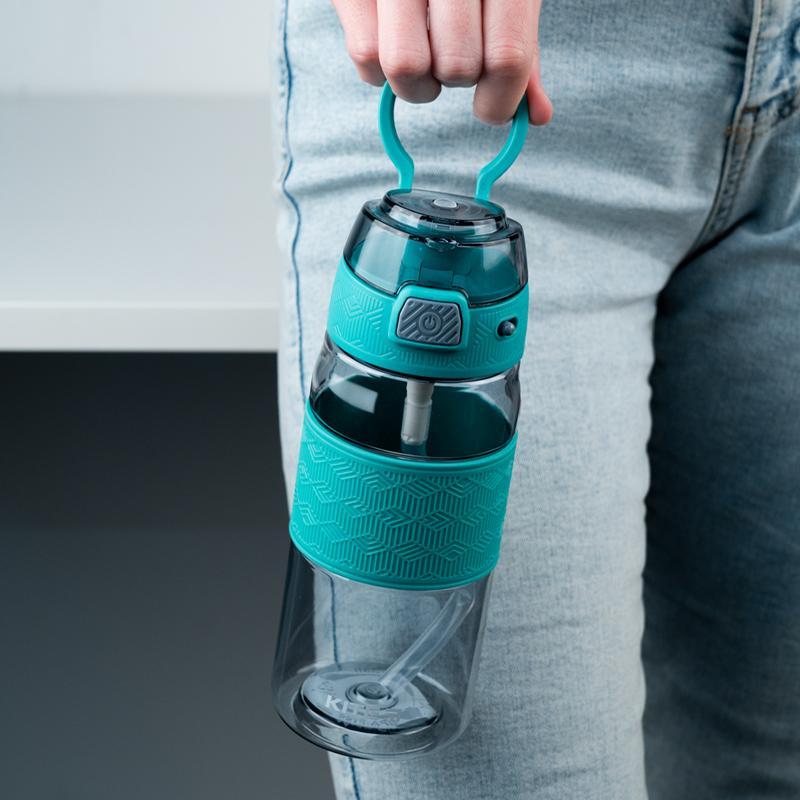 Пляшечка для води Kite 600 мл сіро-зелена K24-1201-1