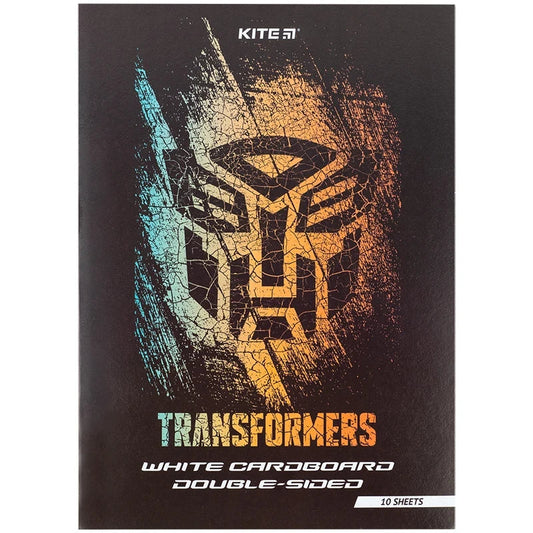 Картон білий Kite Transformers А4 10 аркушів TF24-254