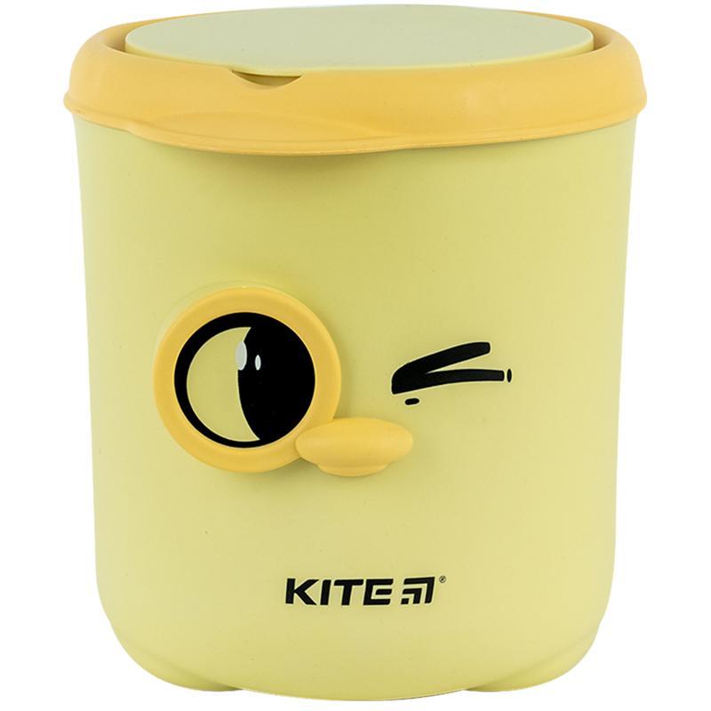 Настільний контейнер для сміття Kite K24-011-2, жовтий