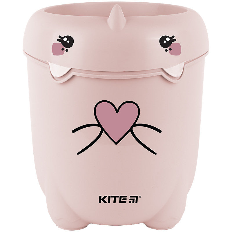 Контейнер для сміття Kite K24-005-2, світло-рожевий
