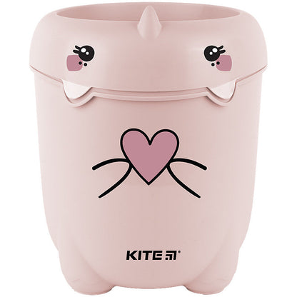 Контейнер для сміття Kite K24-005-2, світло-рожевий