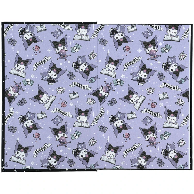 Книга записна Kite Kuromi тверда обкладинка А6 80 аркушів клітинка HK24-199-1