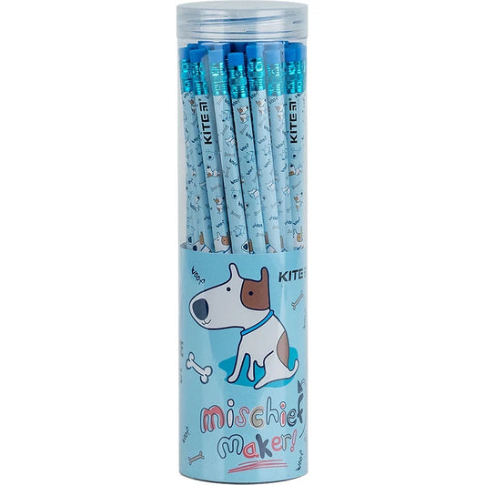 Олівець графітний з гумкою Kite Dog K24-056-1
