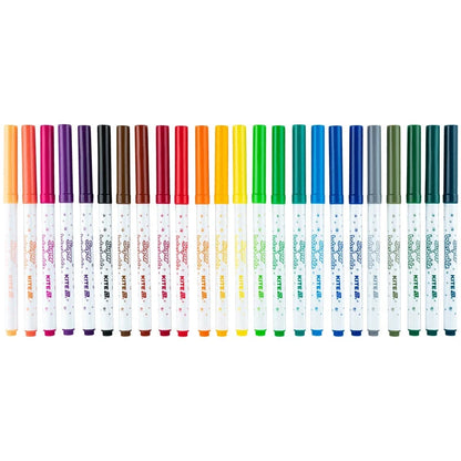 Фломастери Kite Creative Superwashable 24 шт 24 кольори K-1153