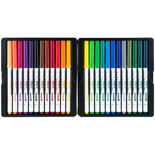 Фломастери Kite Creative Superwashable 24 шт 24 кольори K-1153