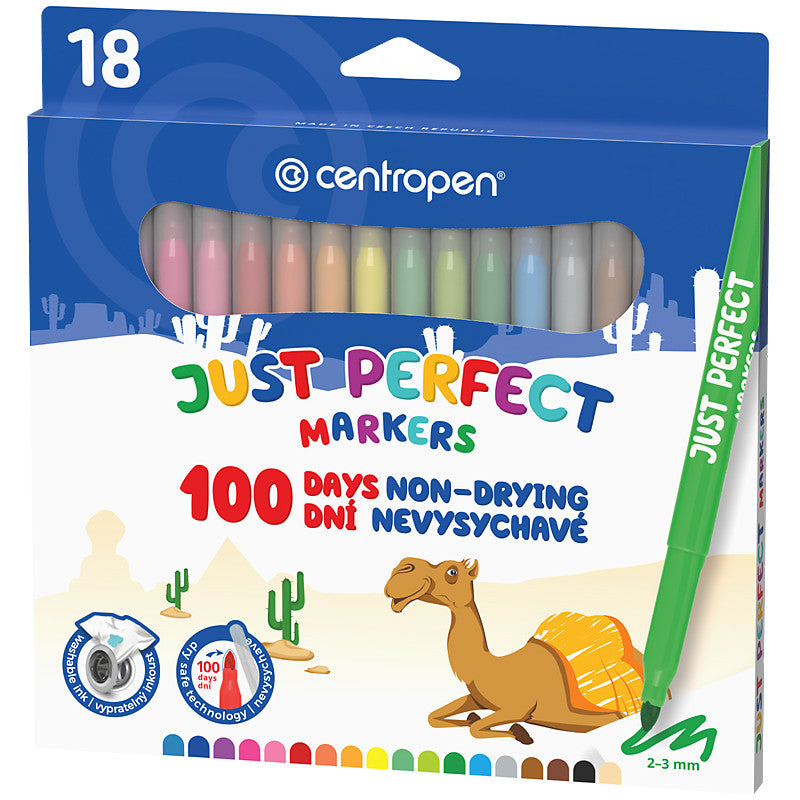 Фломастери Centropen 2510 Perfect, набір 18 шт.