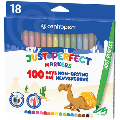 Фломастери Centropen 2510 Perfect, набір 18 шт.