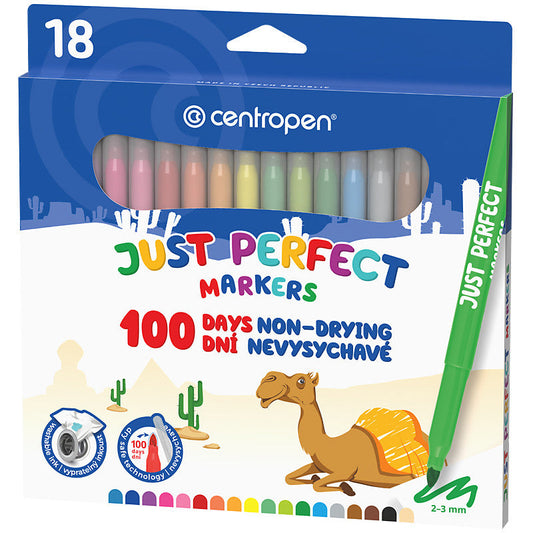 Фломастери Centropen 2510 Perfect, набір 18 шт.
