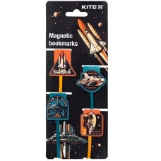 Набір магнітних закладок-лясе Kite Space K24-497