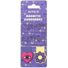 Набір магнітних закладок з фігурними скріпками Kite Letter K24-495-4