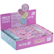 Гумка мультифункціональна Kite Donut K24-147, асорті