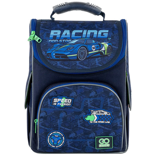 Рюкзак шкільний каркасний GoPack Education Racing GO25-5001S-6