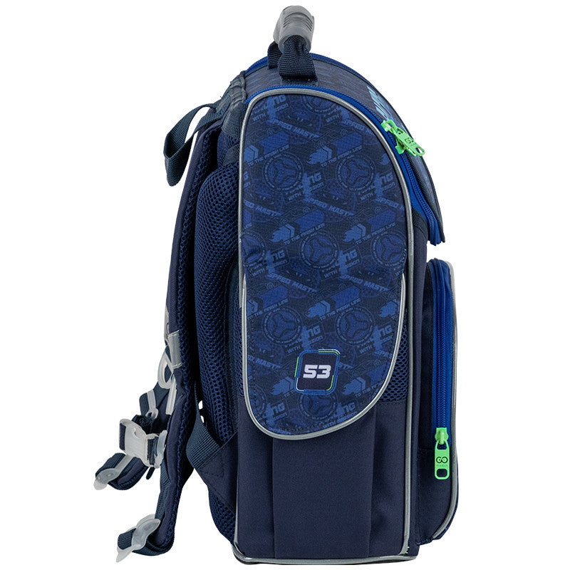 Рюкзак шкільний каркасний GoPack Education Racing GO25-5001S-6