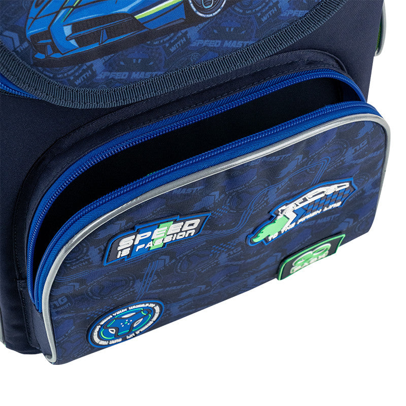 Рюкзак шкільний каркасний GoPack Education Racing GO25-5001S-6
