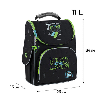 Рюкзак шкільний каркасний GoPack Education Next Level GO25-5001S-7