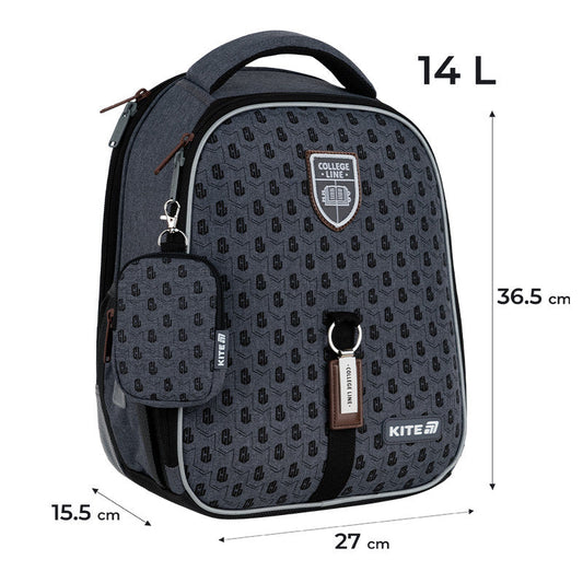 Рюкзак шкільний каркасний Kite Education College Line Boy K25-555S-1